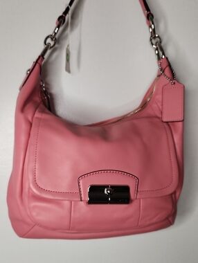 Coach Pink Leather Shoulder Kristin Bag